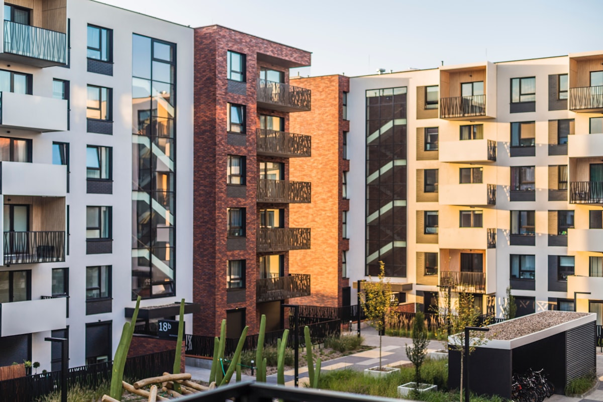 New residential construction in a developing Argentine neighbourhood
